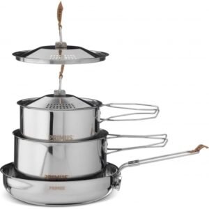 PRIMUS CampFire Cookset S.S. Small, pan 21cm, 1l pot, 1.8l pot